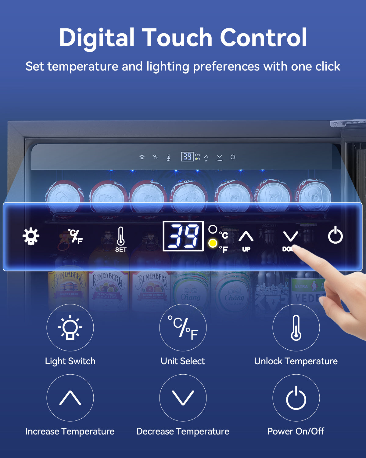 Plotanis-24-inch-foam-door-beverage-fridge-with-digital-touch-control-PL-150C