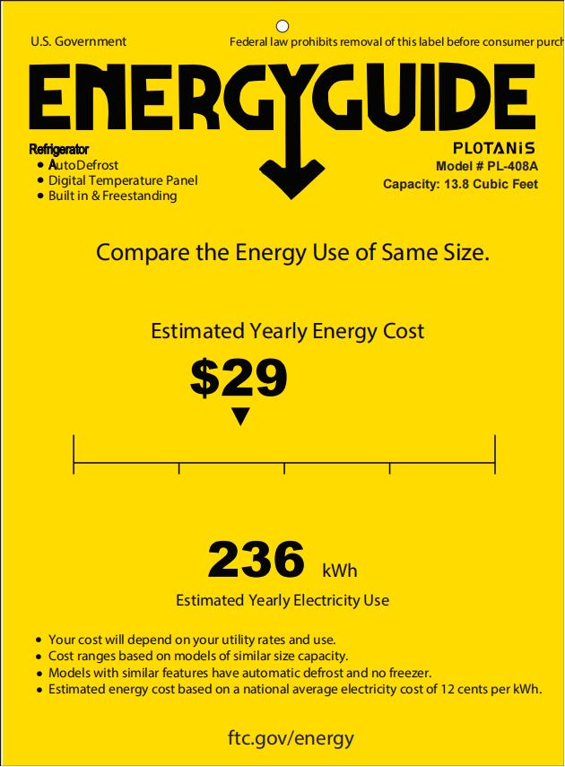 Plotanis-24Inch-Large-Wine-Fridge-PL-408A-Energy-Guide